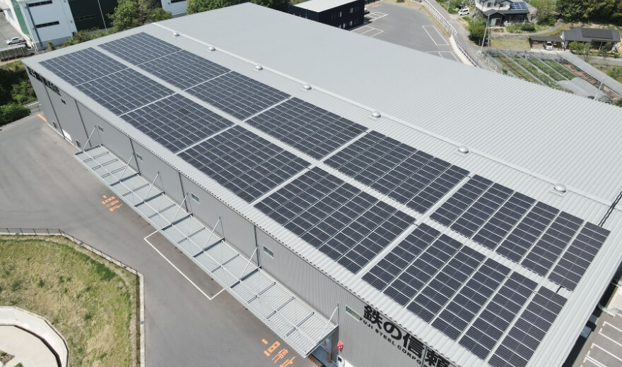 屋根設置太陽光発電